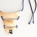 Nudo Triple necklace Brass and Leather knotted