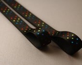 Black Rainbow Polka Dot Pattern Safe Magnetic Chart Reader for Knitting and Crafts