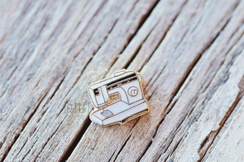 Sewing Machine Charm - Princess Charming Memory Locket Charm