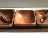 Vintage Wood Serving Set - Spice Island