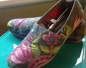 send me your old loved shoes and I will give them a makeover-customized hand painted- made to order