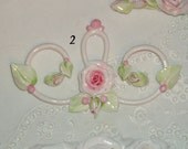 shabby chic handmade cabochon furniture applique scroll molding perfect for cottage home decor No.1