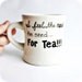 Funny Mug tea cup diner mug black white Need for Tea caffeine addict gag gift novelty mug