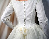Vintage 1960s Sequined Wedding Dress Gown