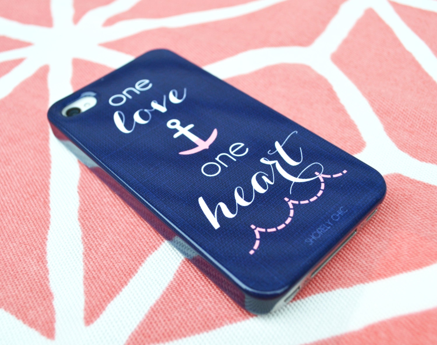 One Love One Heart Anchor iPhone Cover