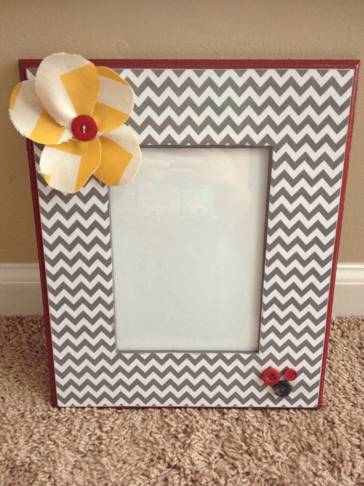 Chevron Photo Frame  - 5x7