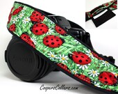 Pocket dSLR Camera Strap, Ladybug, Red, Green,SLR