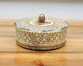 Vintage Flower Tin