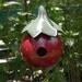 Gourd Birdhouse Strawberries Garden Decor
