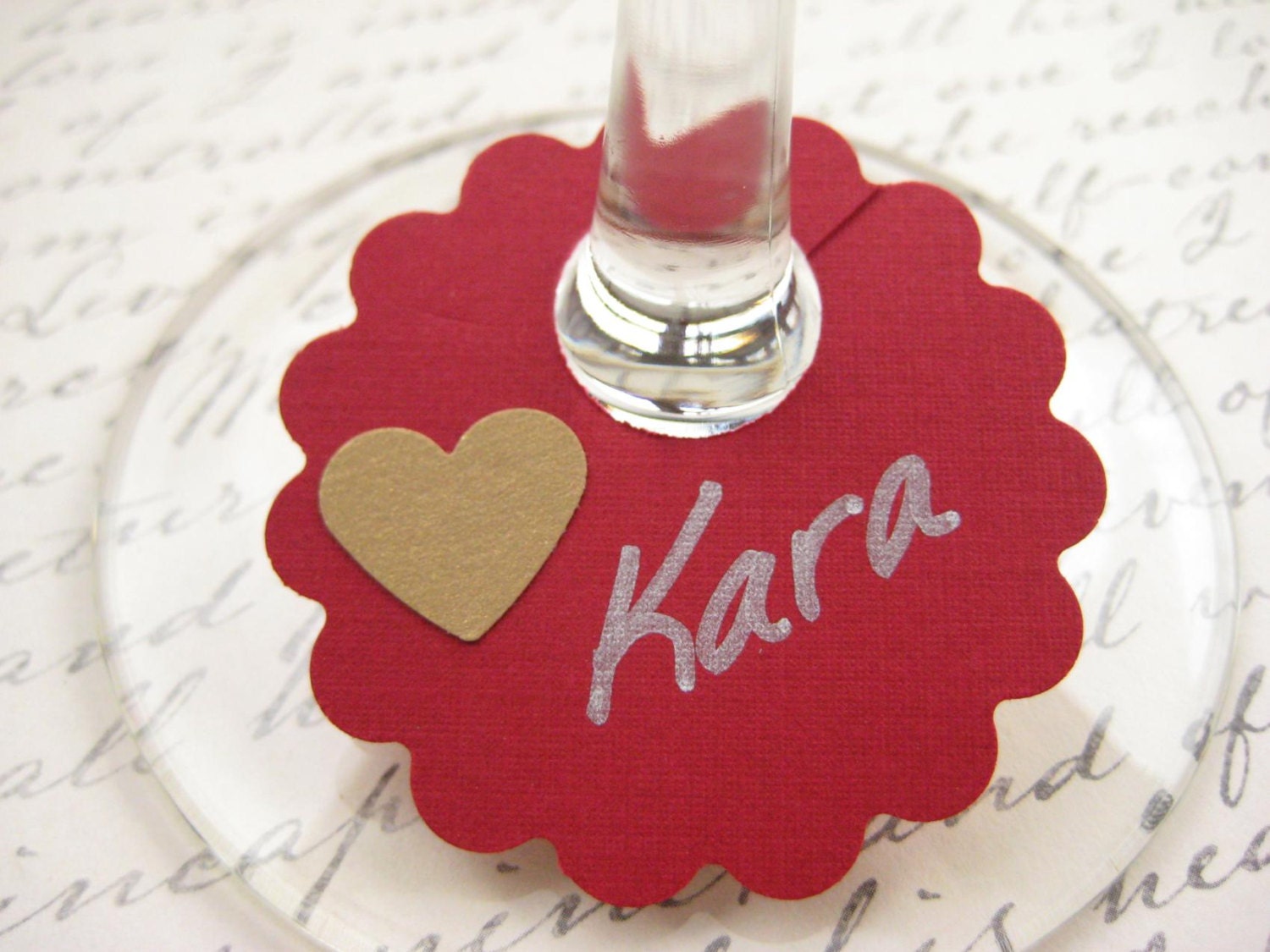 Wine Glass Tags, Charms, Labels, Markers