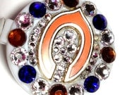 Chicago Bears NFL Swarovski Crystal Embellished ID Badge Reel