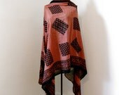 70s Indian cotton shawl