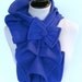Ruffled Bow Scarf - MADE-TO-ORDER fleece - Many colors to choose from