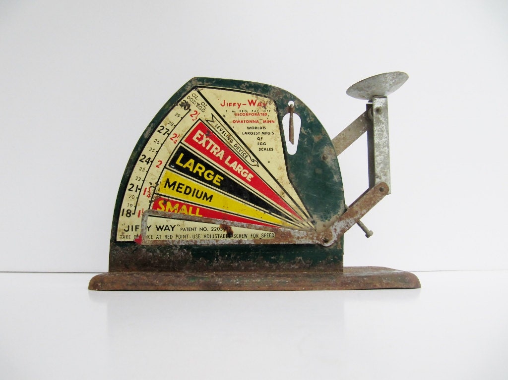 Rustic Kitchen Egg Scale Jiffy - Way Green