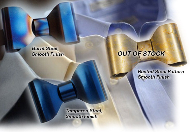 Metal, Bow Tie, Modified Steel, Solid Thin Sheet
