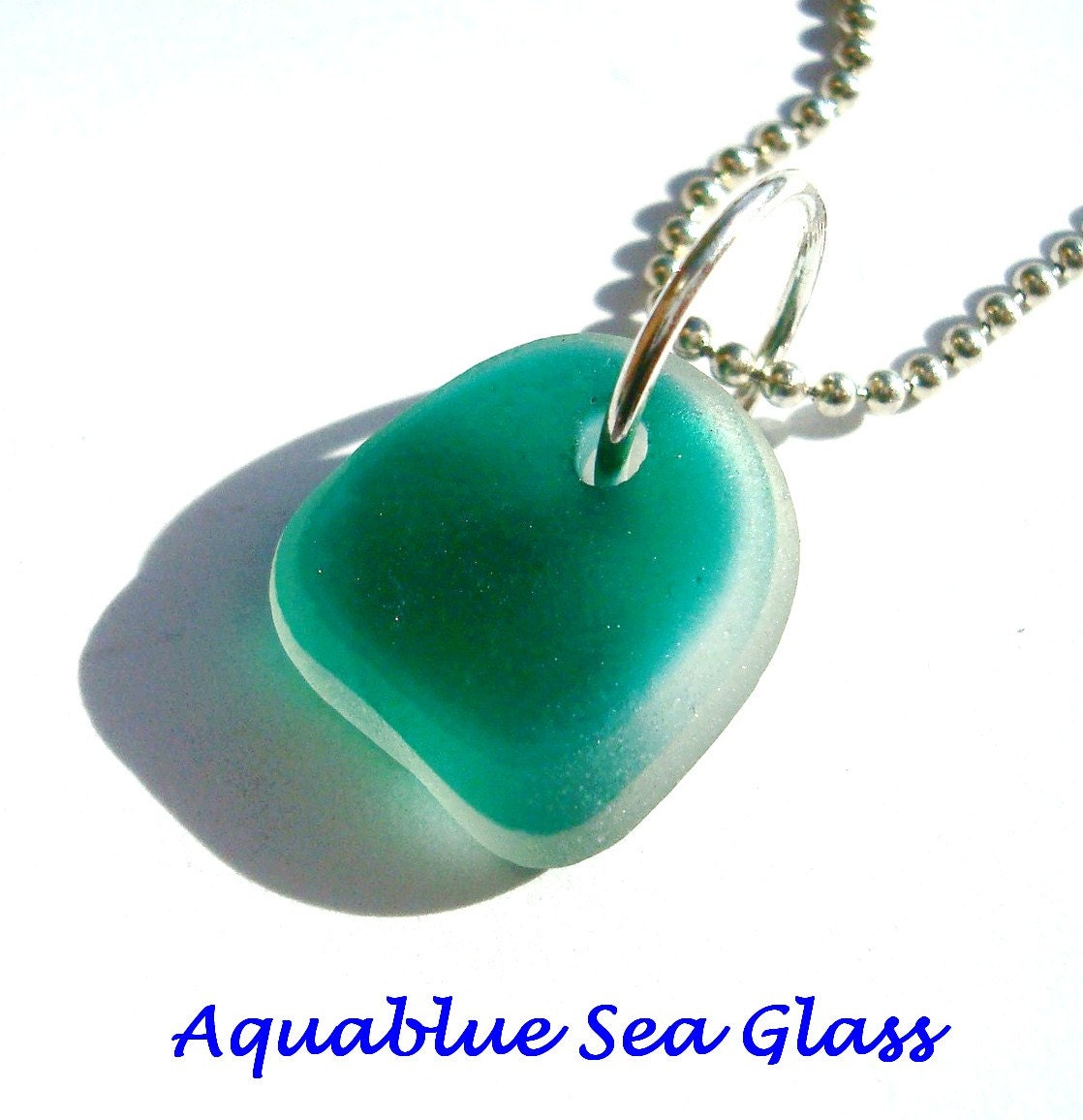 Drilled English Sea Glass Multi  Medium CHARM Free Shipping   (562)