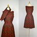 NOS 1960s dress .  60s Mod Dress .  Geometric.  Designer Dress Set