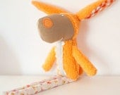 Laura the sheep soft toy - orange