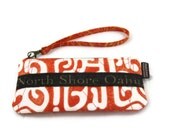 Recycled Hawaii, USA Coffee Bag. Wristlet, Pouch, Clutch. Handmade in Hawaii.