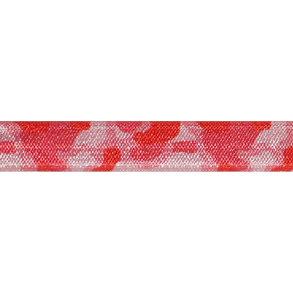 Pink Camo Printed Elastic for Baby Headbands, Elastic By The Yard - 5 Yards
