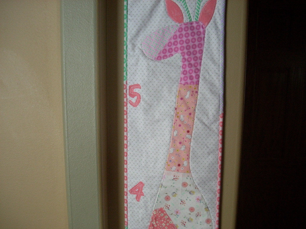 posy the giraffe growth chart - FREE SHIPPING