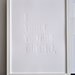 Secret message poster - I Think You Are MAGIC - Blind letterpress