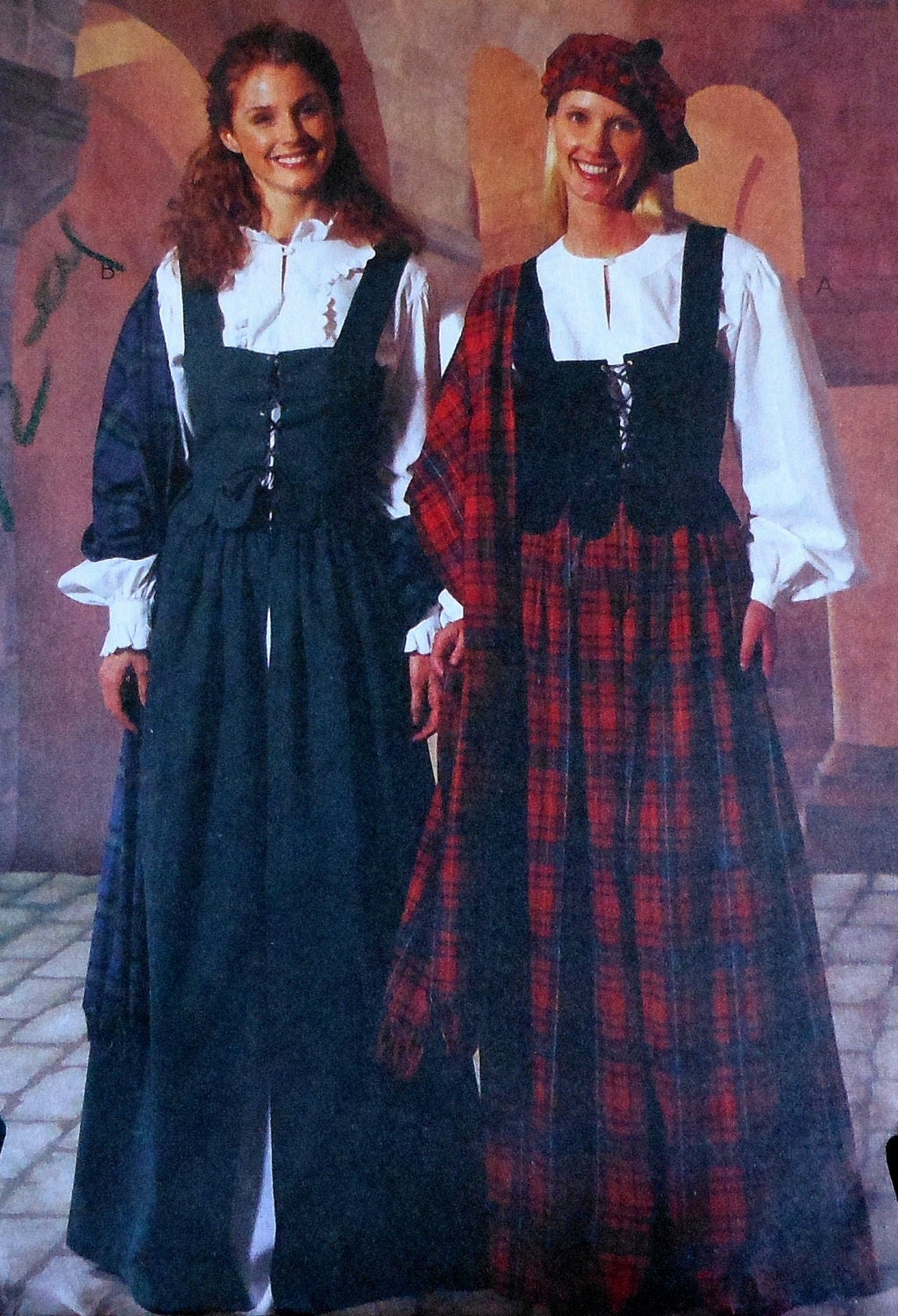 Scottish Celtic Dress Gown Costume Sewing Pattern UNCUT Sizes 6-10 McCalls 2938