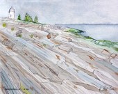 Maine Lighthouse print