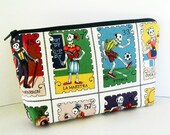 Loteria Zippered Make-up Bag Day of the Dead