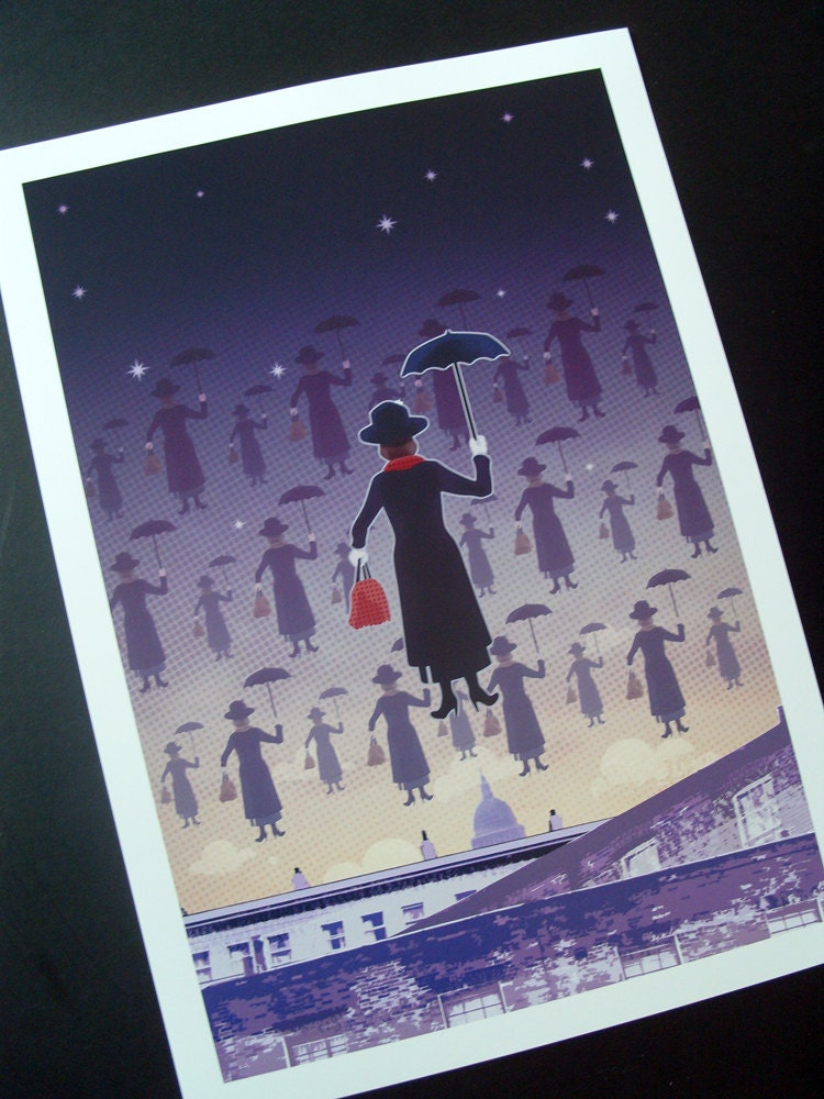 Mary Poppins - Illustration Print