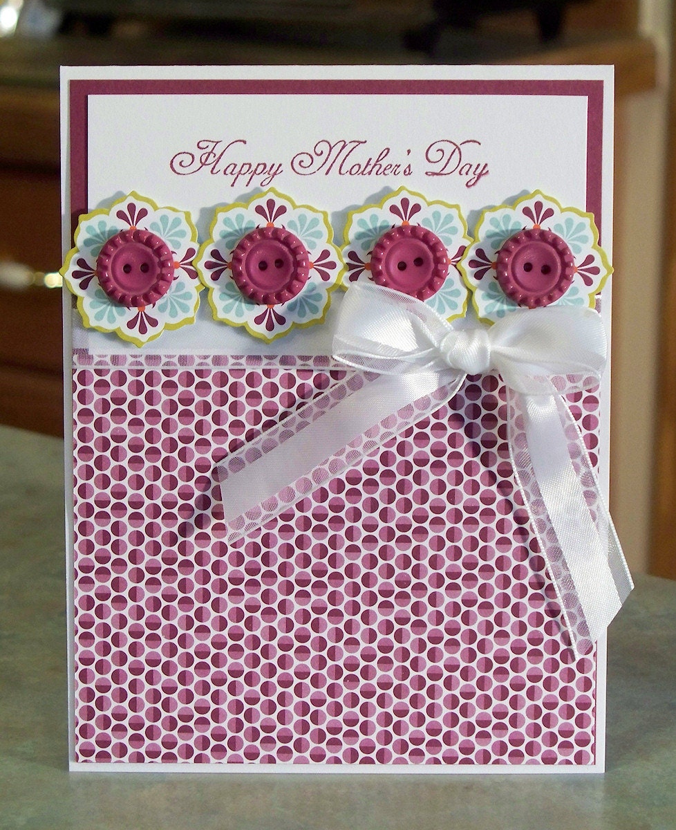 Handmade Mother's Day Card, Stampin Up Something to Celebrate