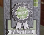 Father's Day Card - Masculine Birthday using Stampin' Up Blue Ribbon