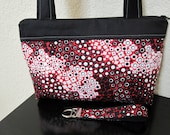 Summer Fun Zipper Bag including Matching Key Fob