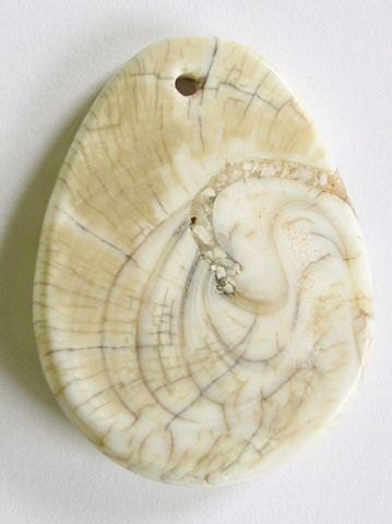 Inlaid Naga Conch Shell Pendant 36-50mm (NP216)