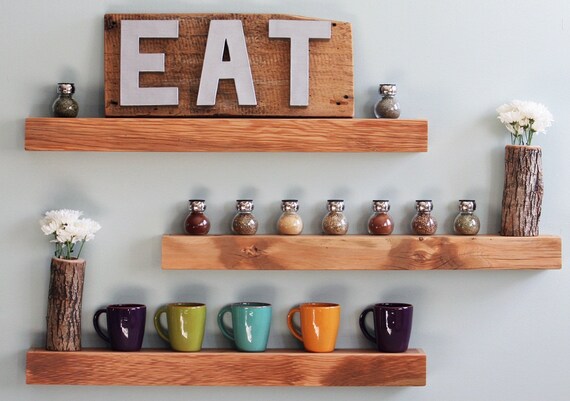 RUSTIC FLOATING SHELF
