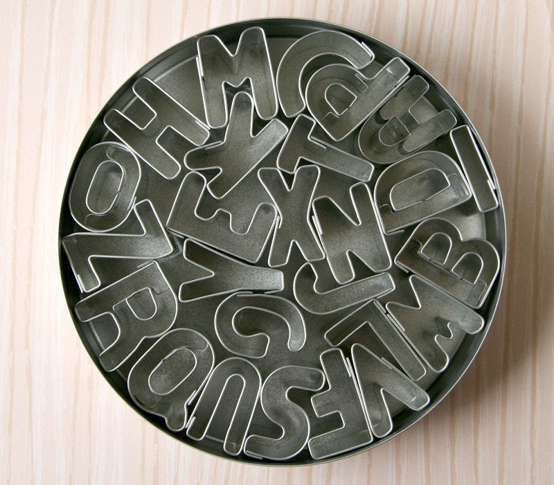Cookie Cutter Set - Mini Alphabet