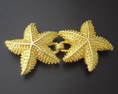 Vintage Mimi Di N Starfish Belt Buckles. Mimi Di N Buckles, Mimi Di Niscemi Buckles
