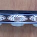 3 Bowl Triple Dish Wall Mount Metal Dog Feeder