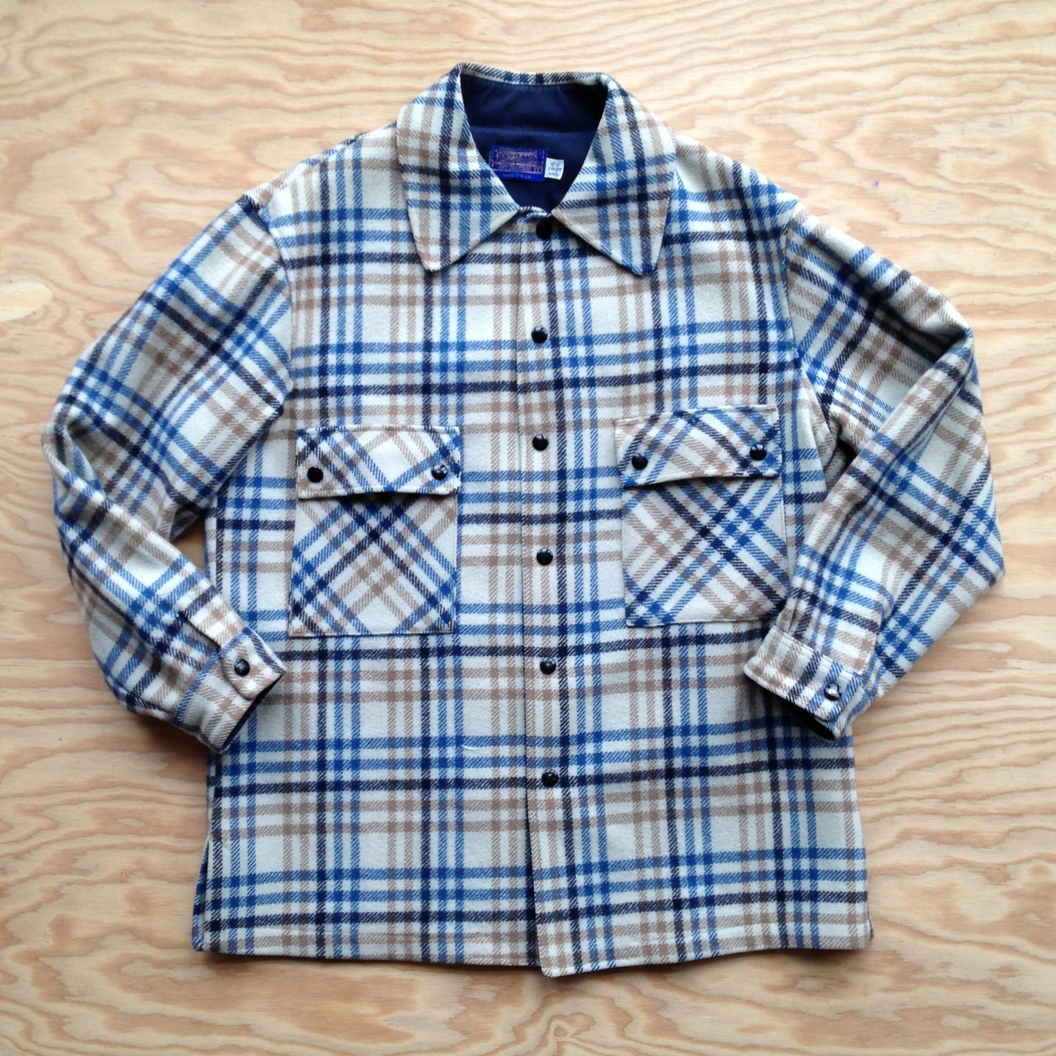Vintage Pendleton Architect's Flannel Jacket
