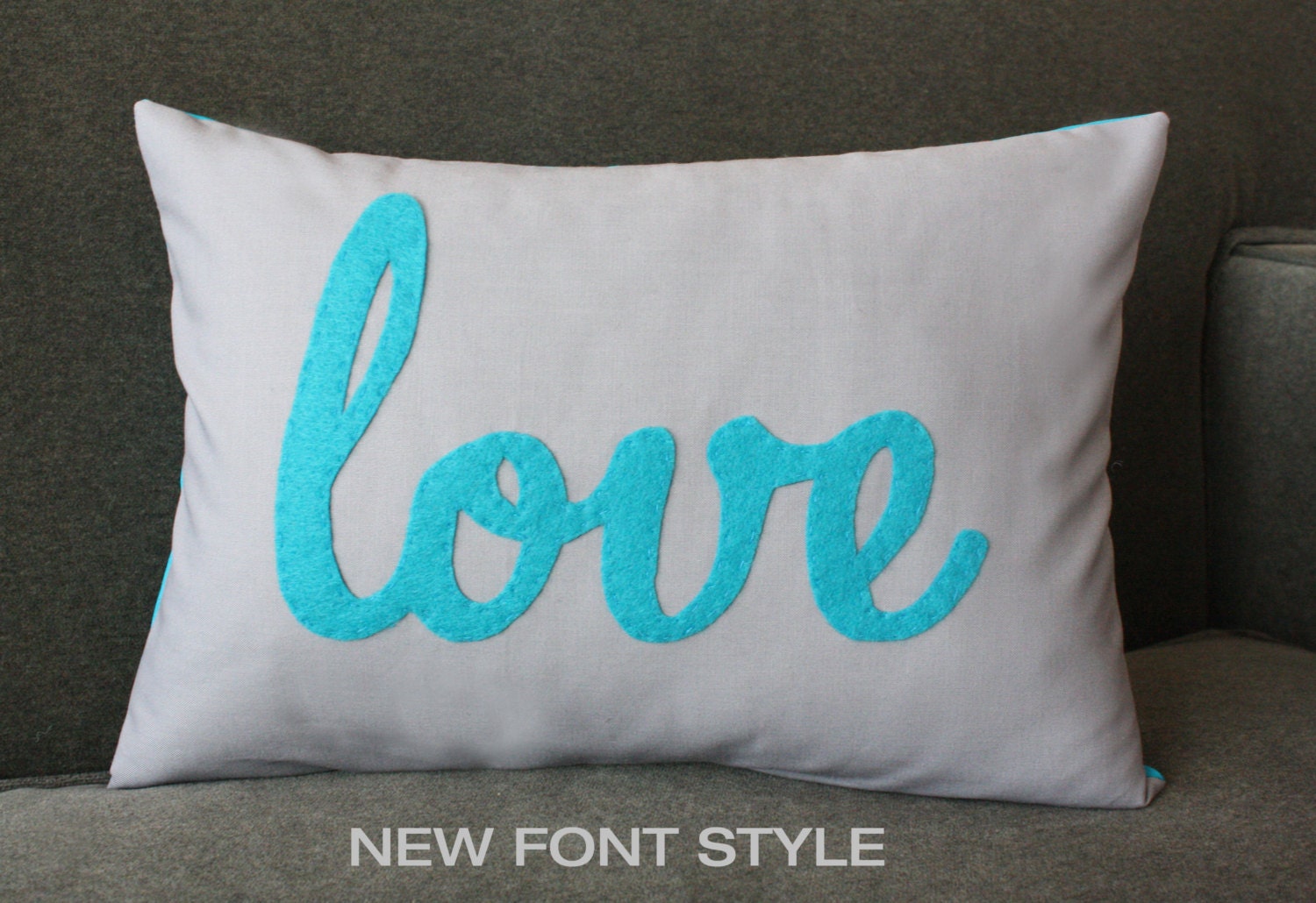 Custom Love Pillow - You Choose The Color