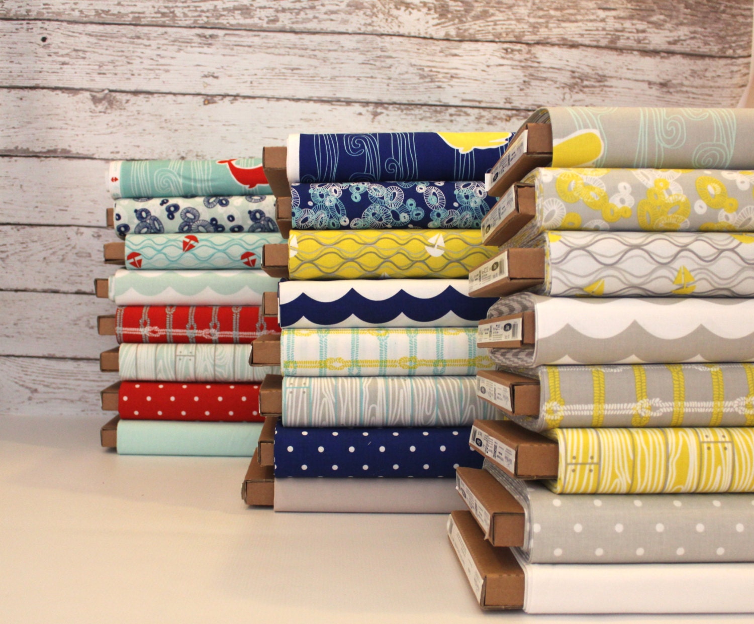 Maritime Modern by Marin Sutton and Riley Blake Designs  Fat quarter bundle 22 total