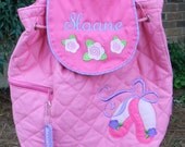 Personalized Stephen Joseph ballet backapck
