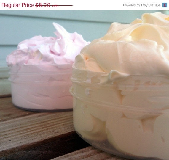 PINK Sale Cherry Blossom Whipped Body Butter  -3 oz.- Freshly  made from scratch - Hydrating-Non-greasy