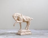 Vintage Plaster Horse Figure