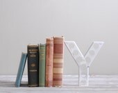 Vintage Industrial Sign Letter Y