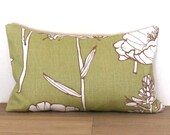 Mint Green. Cotton Pillow. Soft Linen Pillow. Lumbar Pillow Case. 12 x 20. Throw Pillow