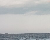Original Photographic Print Signed Nautical Beach Seascape 1970s Peter A. Castriotta Large