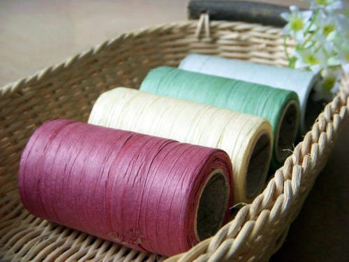 Paper Raffia Ribbon (2 rolls Set)