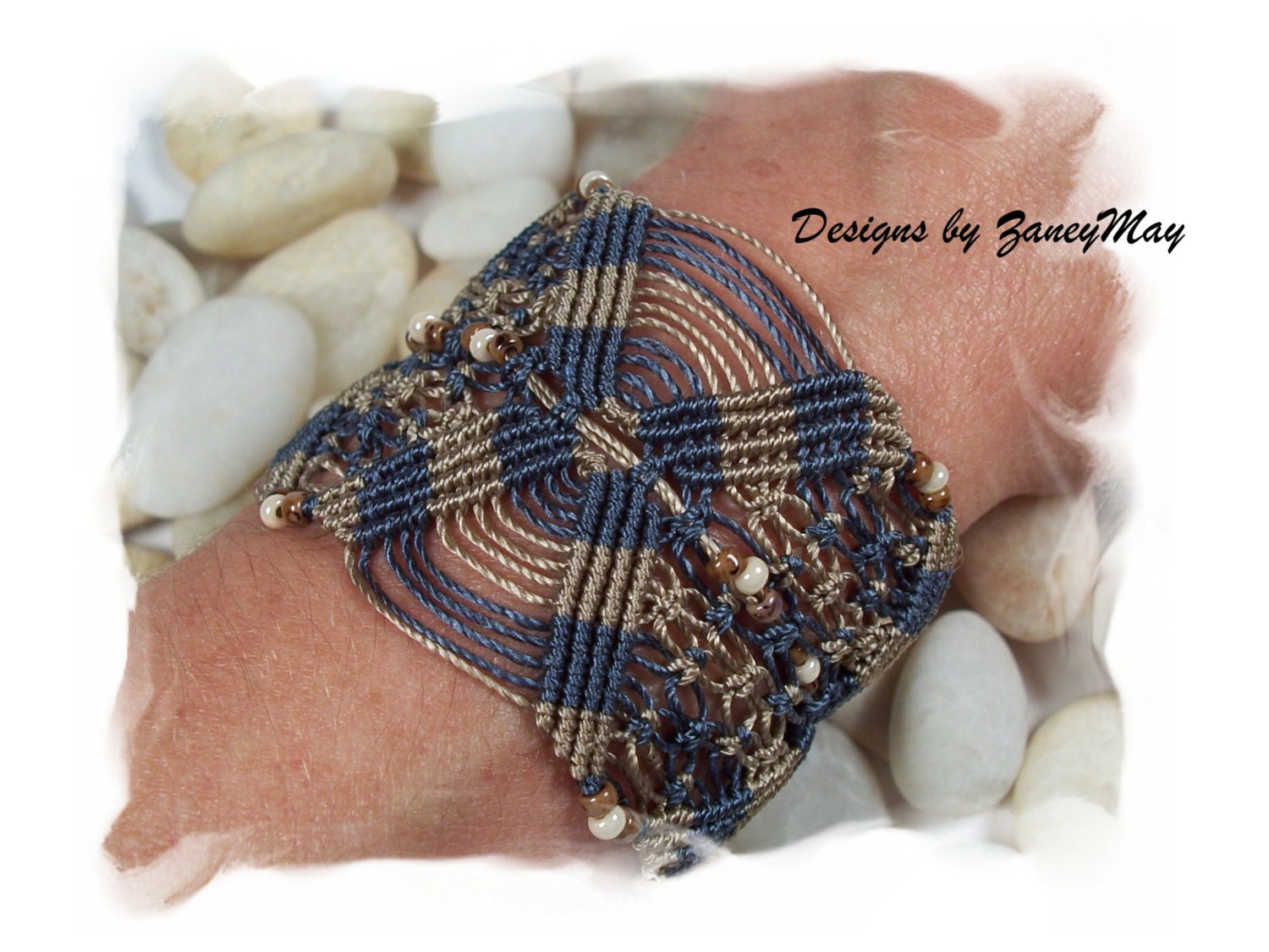 The Journey Bracelet, Macrame Pattern in PDF