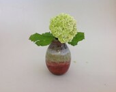Summer sunset - hand pinched vase